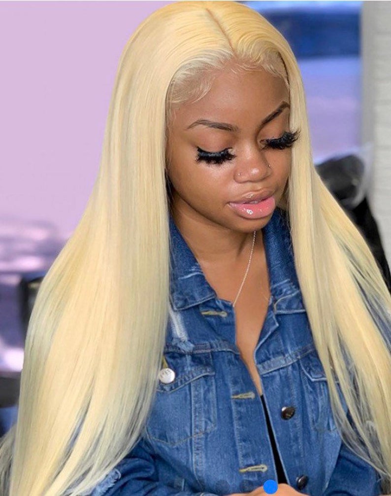 FULL LACE WIG PLATINIUM BLONDE STRAIGHT