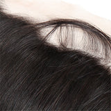 Straight HD Super Fine Swiss Invisible Lace Frontal. Pre-Plucked Hairline