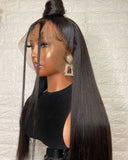 13x6 STRAIGHT LACE FRONTAL WIG. PRE-PLUCKED HAIRLINE