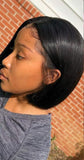 5x5 BOB CLOSURE WIG. PRE-PLUCKED HAIRLINE