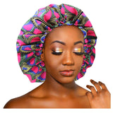 Satin Ankara Hair Bonnet