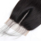 Straight HD Fine Thin Swiss Invisible Lace Closure. Pre-Plucked Hairline