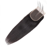 Straight HD Fine Thin Swiss Invisible Lace Closure. Pre-Plucked Hairline